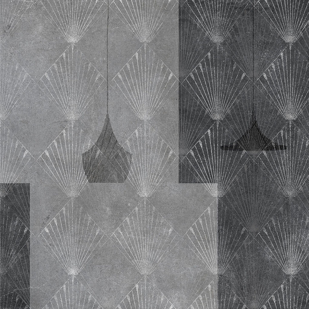 Tapet rays, anthracite, tecnografica 